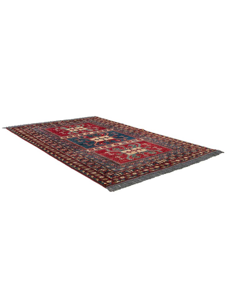 Detail image of 5' 1 x 7' 5 Hand Knotted Kazak Wool Rug