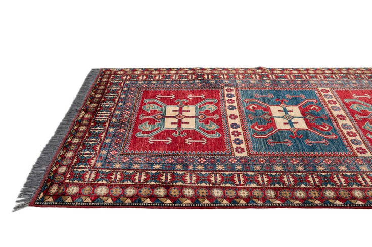 Detail image of 5' 1 x 7' 5 Hand Knotted Kazak Wool Rug