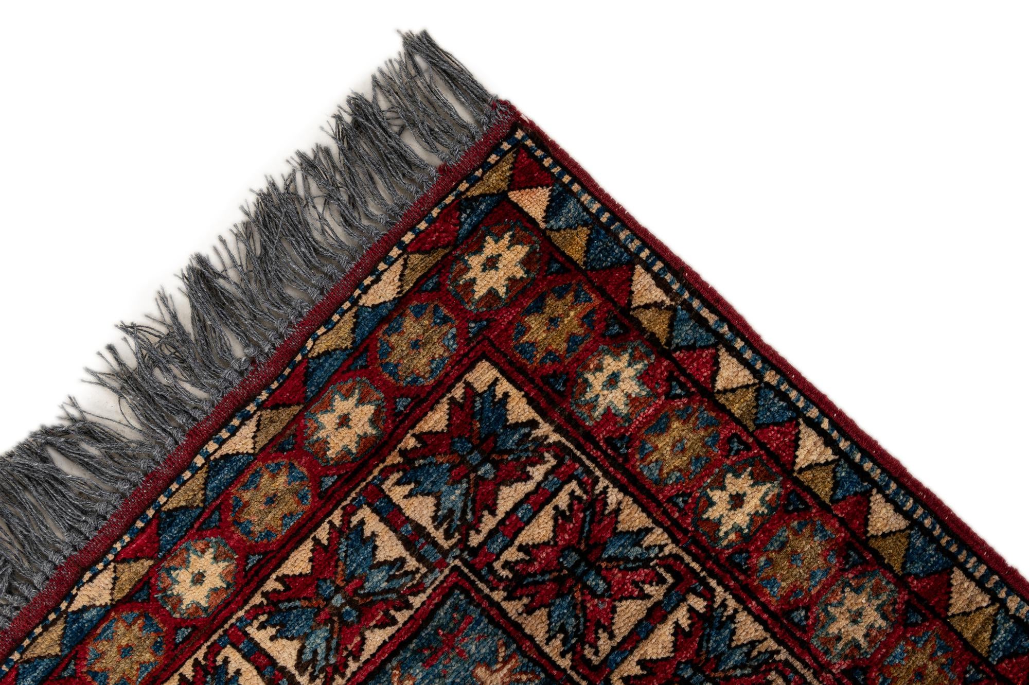 5' 1 x 7' 5 Hand Knotted Kazak Wool Rug