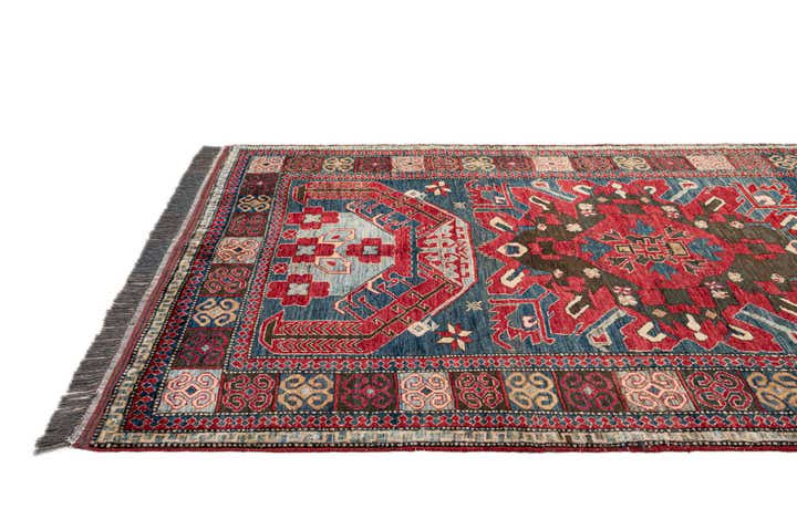 5' x 7' 9 Hand Knotted Kazak Wool Rug