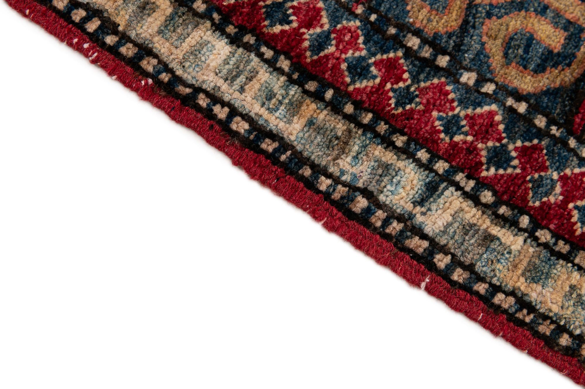 5' x 7' 9 Hand Knotted Kazak Wool Rug