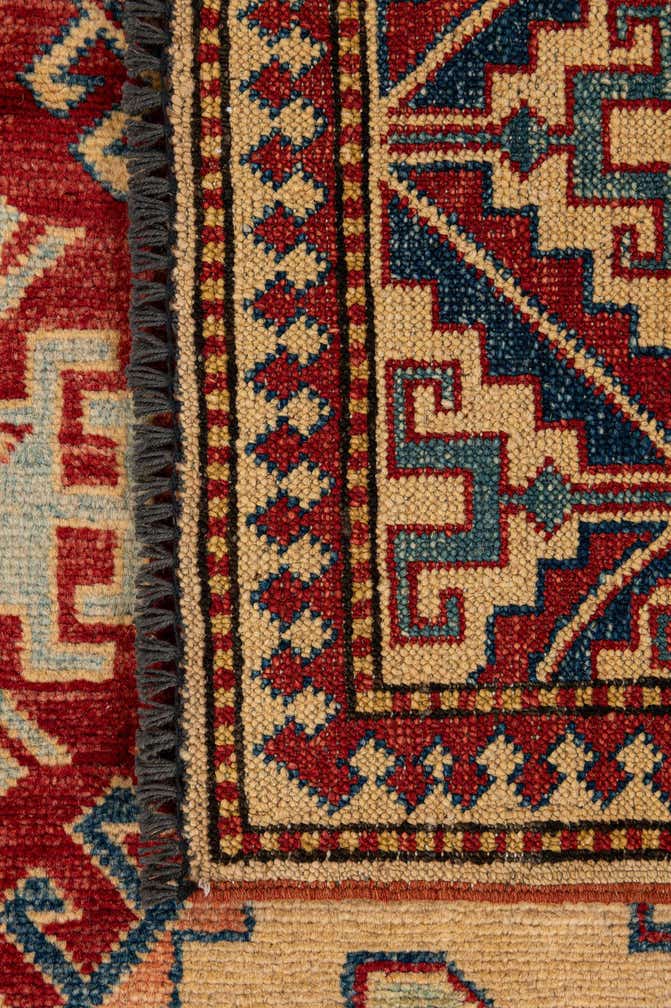 4' 4 x 6' 6 Hand Knotted Kazak Wool Rug