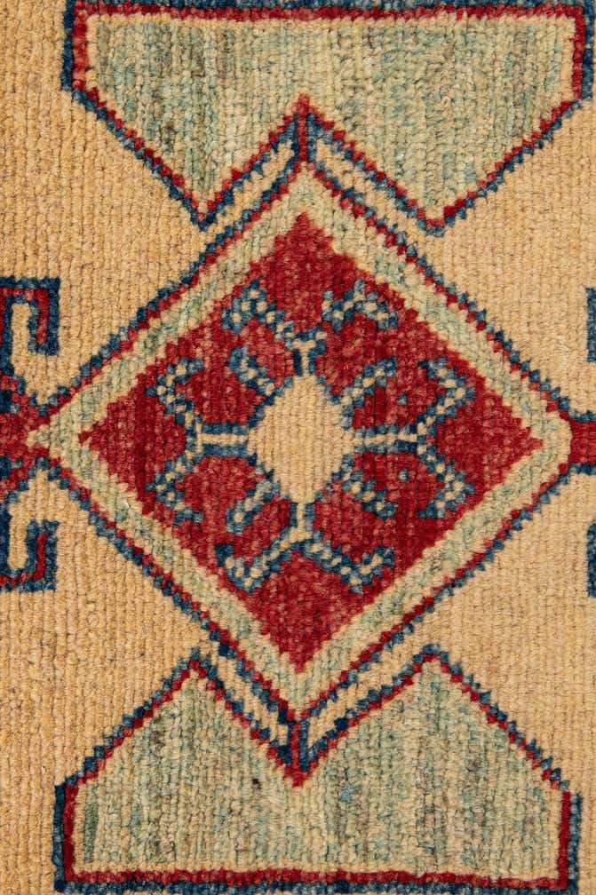 4' 4 x 6' 6 Hand Knotted Kazak Wool Rug