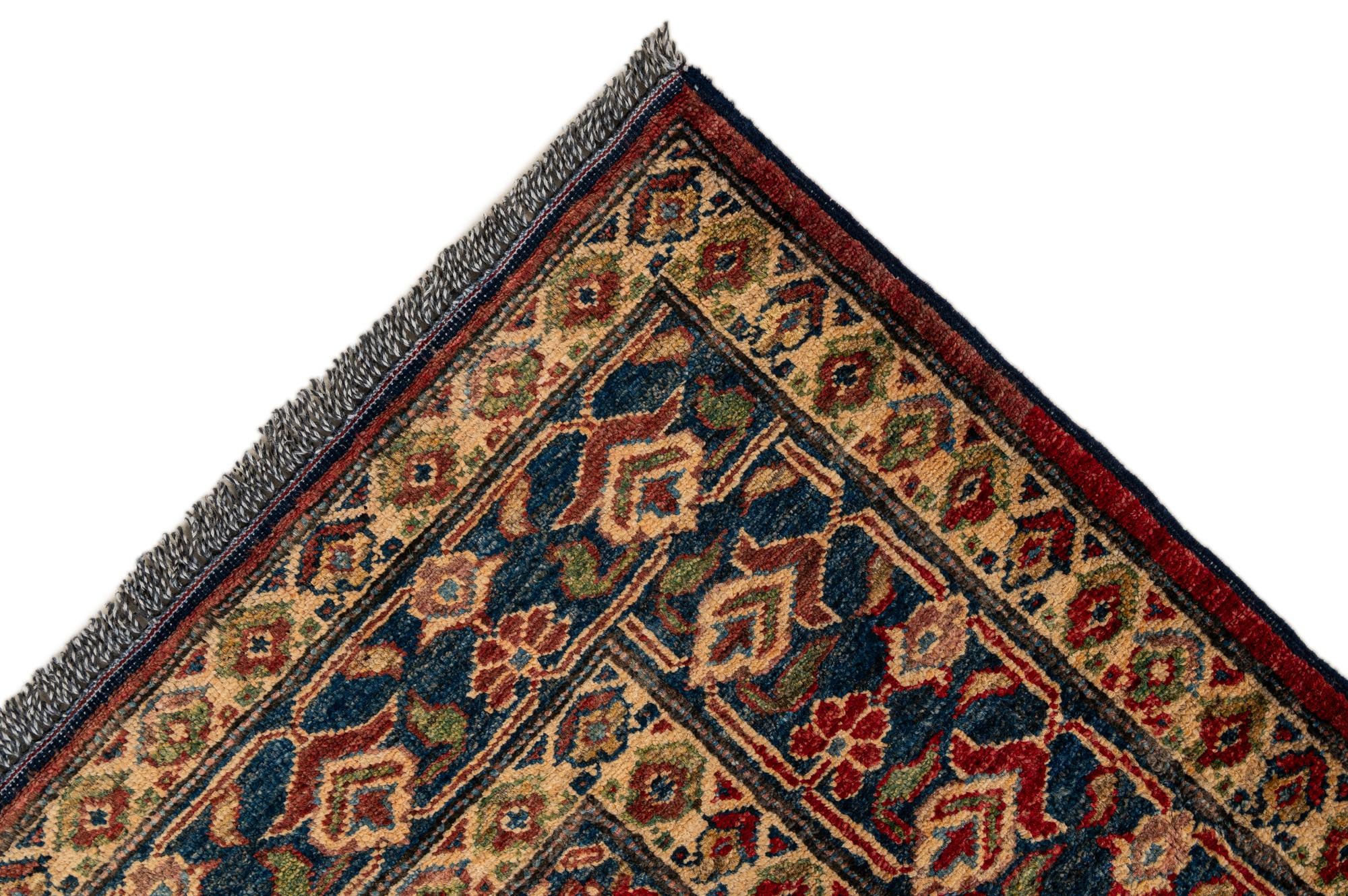 4' 10 x 6' 4 Hand Knotted Kazak Wool Rug
