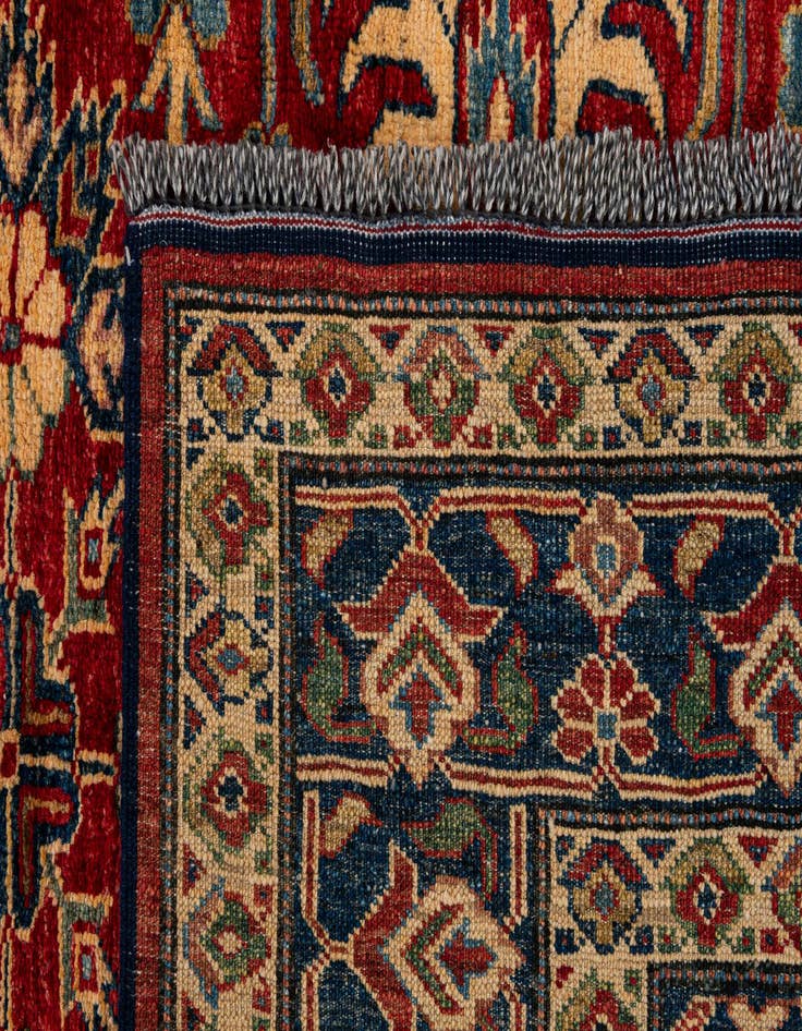 Detail image of 4' 10 x 6' 4  Hand Knotted Kazak Wool Rug