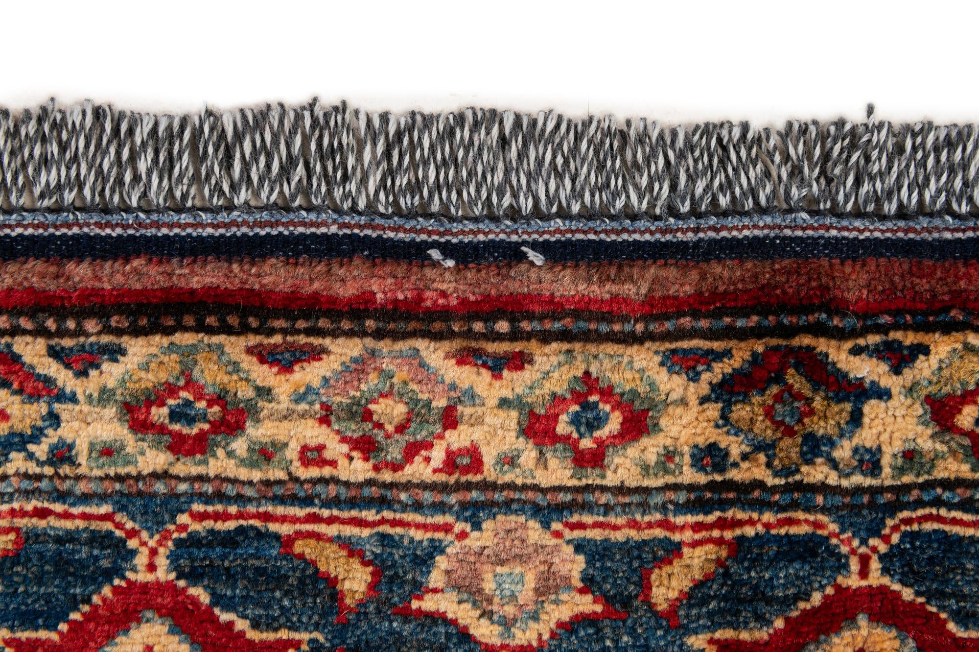 4' 10 x 6' 4 Hand Knotted Kazak Wool Rug