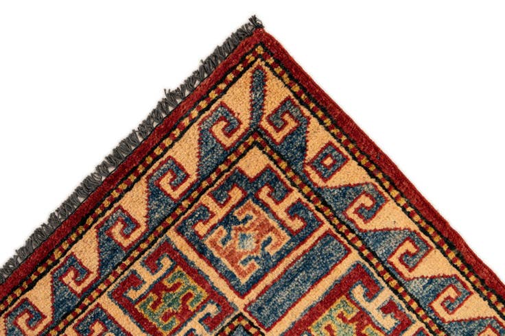 Detail image of 4' 3 x 6' 1 Hand Knotted Kazak Wool Rug
