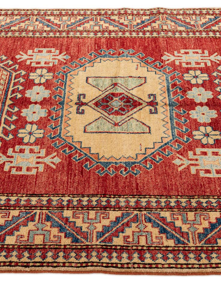 Detail image of 4' 5 x 6' 10  Hand Knotted Kazak Wool Rug
