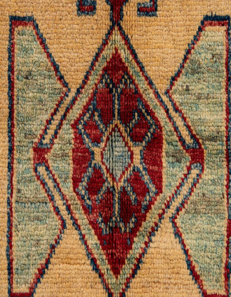 Detail image of 4' 5 x 6' 10  Hand Knotted Kazak Wool Rug