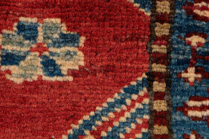 5' 2 x 6' 9 Hand Knotted Kazak Wool Rug
