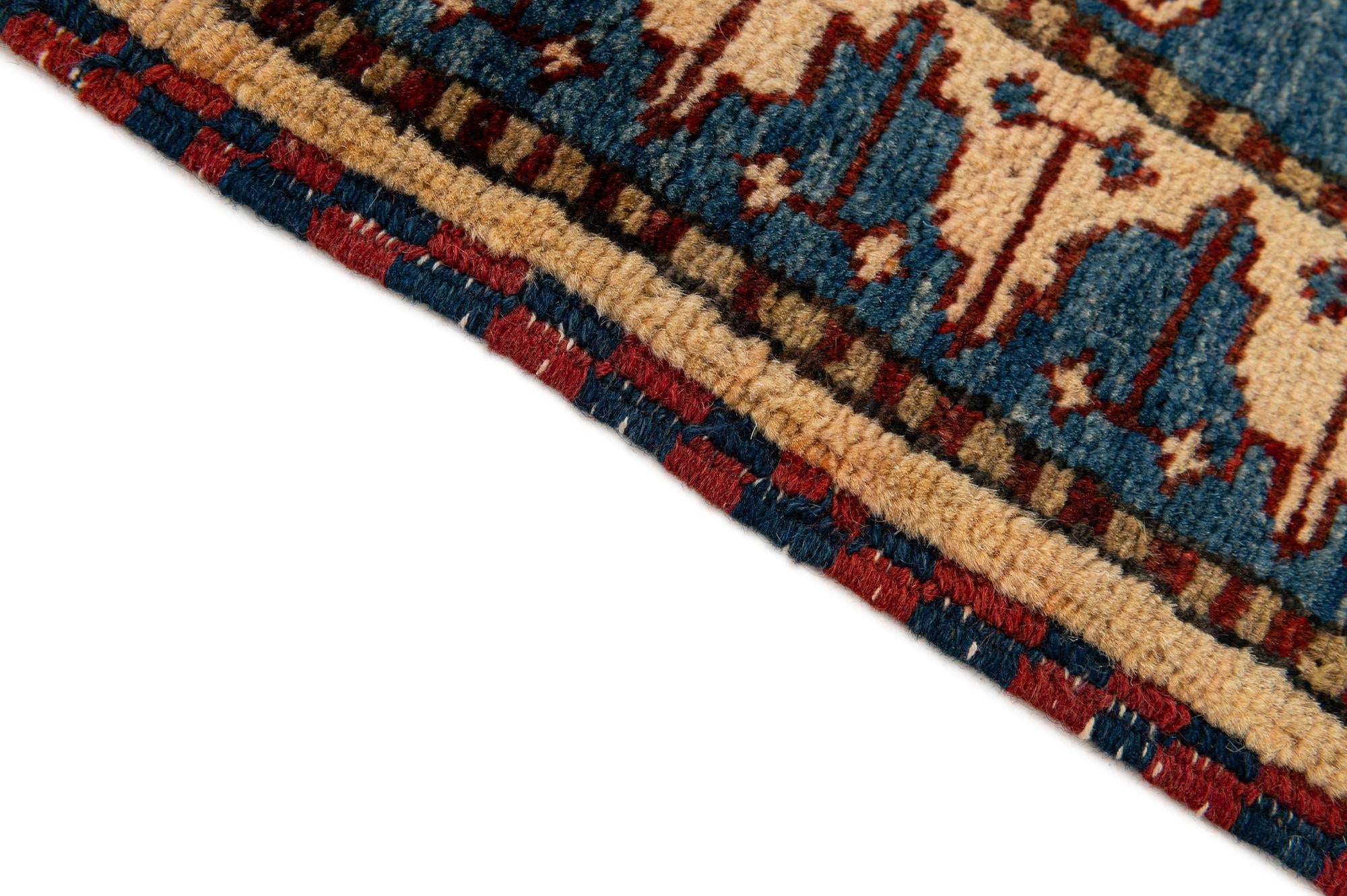 5' 2 x 6' 9 Hand Knotted Kazak Wool Rug