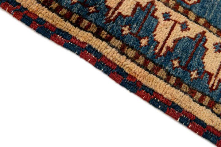 5' 2 x 6' 9 Hand Knotted Kazak Wool Rug