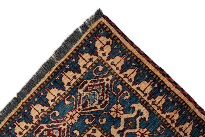 5' 2 x 6' 9 Hand Knotted Kazak Wool Rug