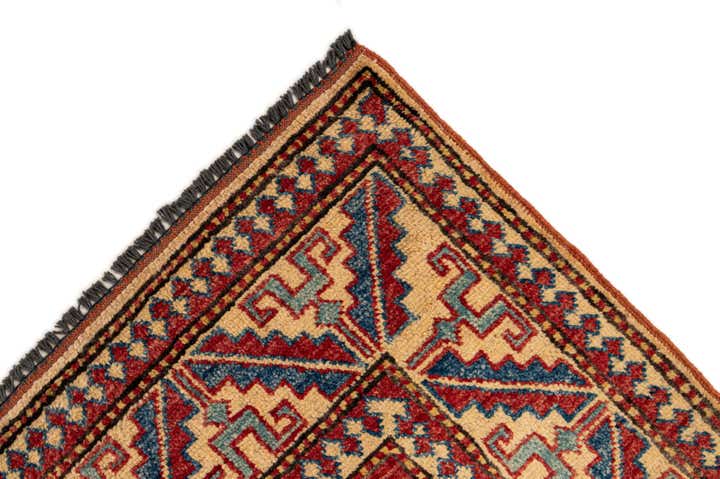 4' 4 x 6' 9 Hand Knotted Kazak Wool Rug
