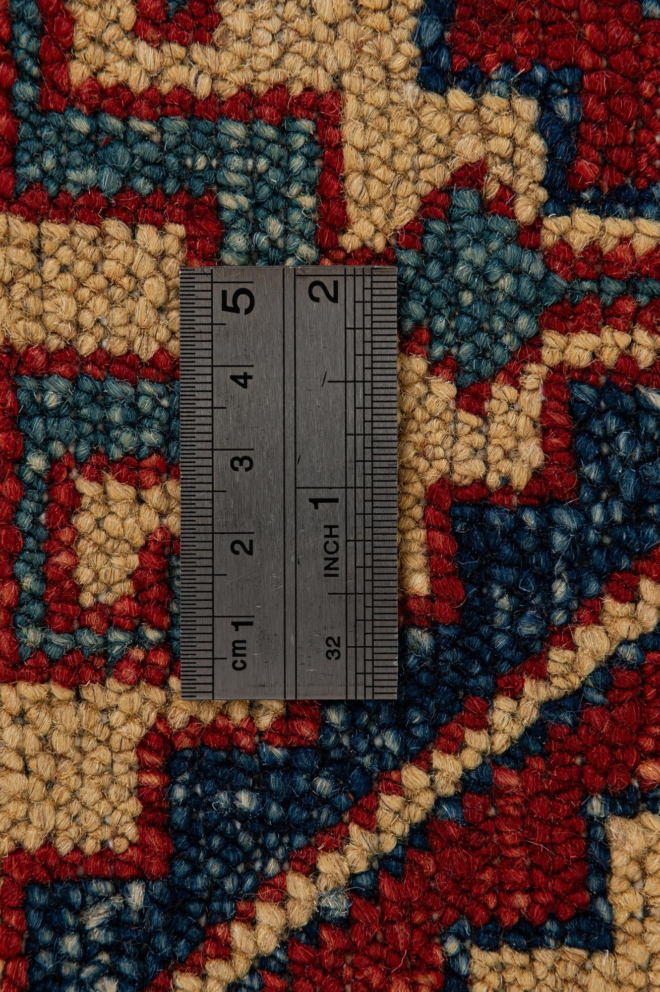 4' 4 x 6' 9 Hand Knotted Kazak Wool Rug
