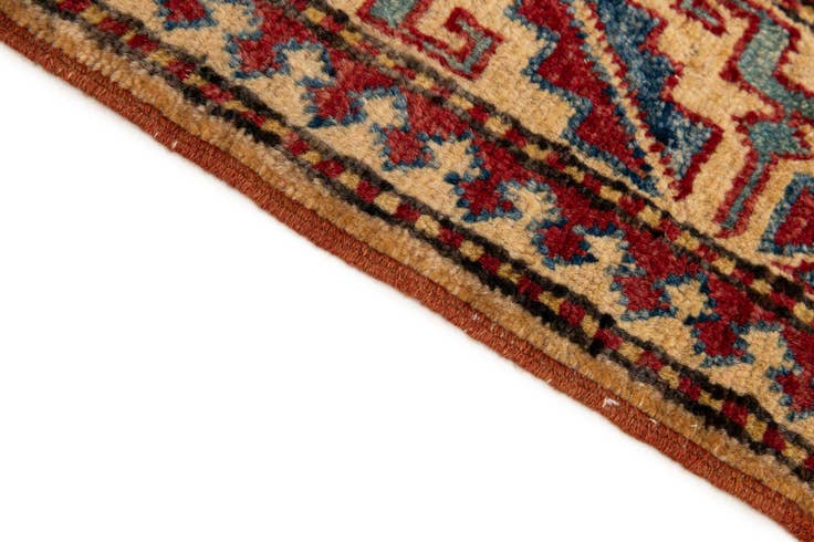 Detail image of 4' 4 x 6' 9 Hand Knotted Kazak Wool Rug