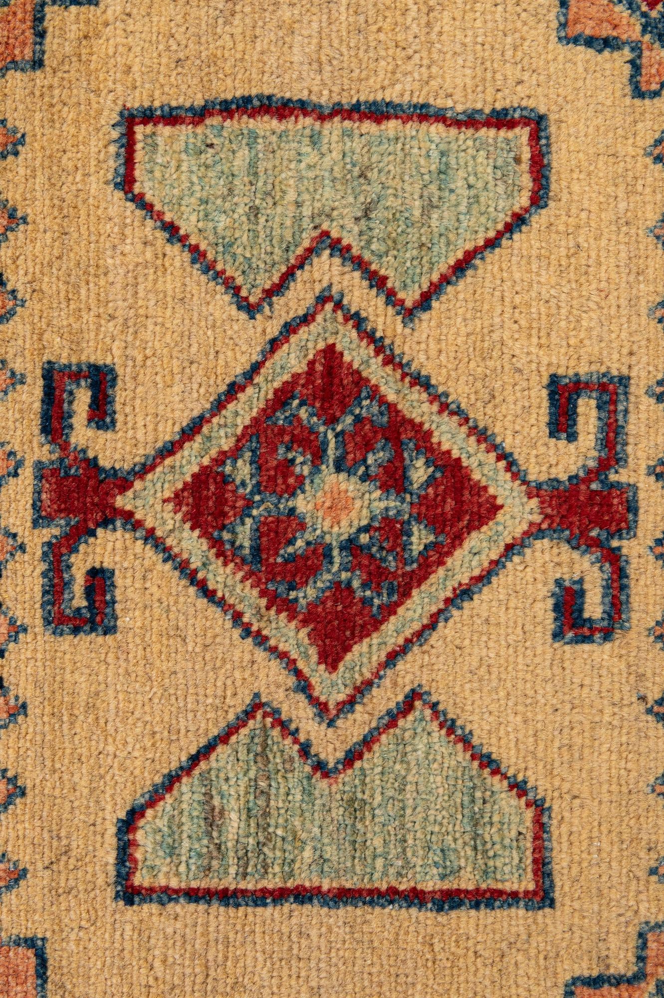4' 4 x 6' 9 Hand Knotted Kazak Wool Rug