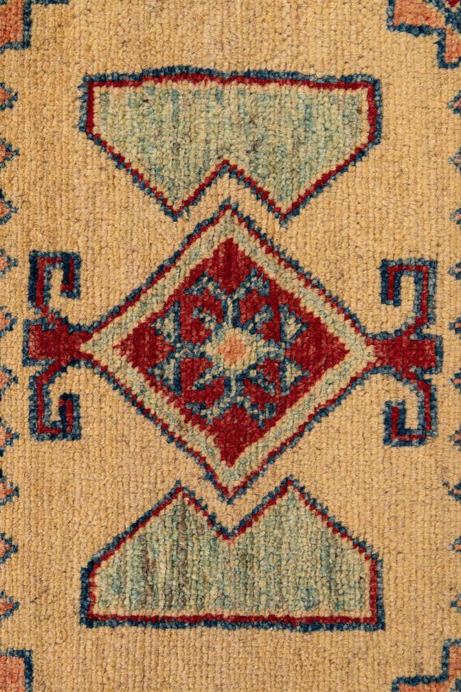 4' 4 x 6' 9 Hand Knotted Kazak Wool Rug