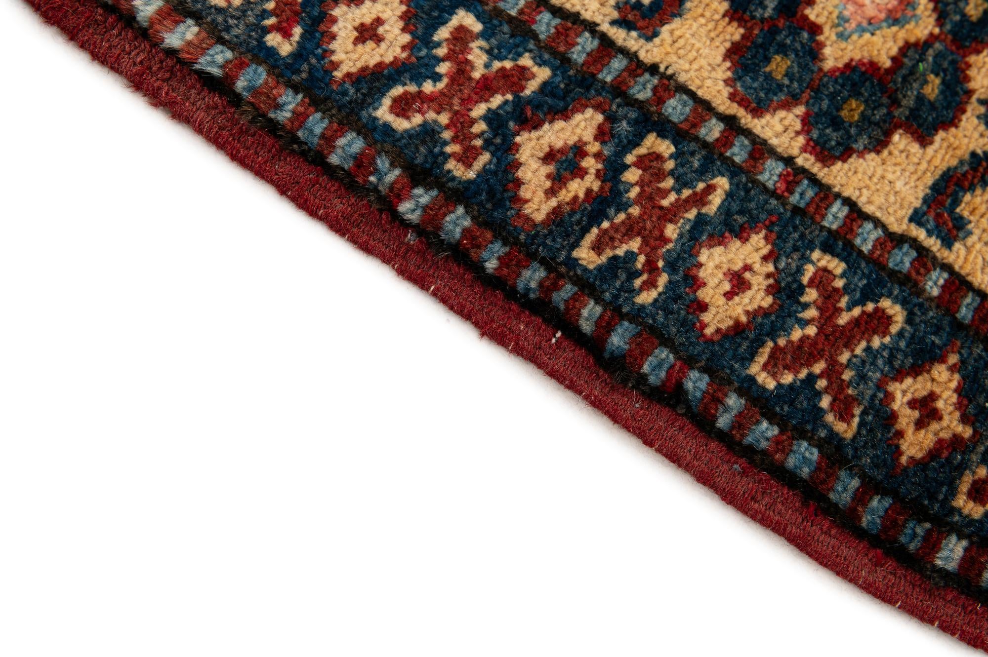 4' 3 x 5' 8 Hand Knotted Kazak Wool Rug