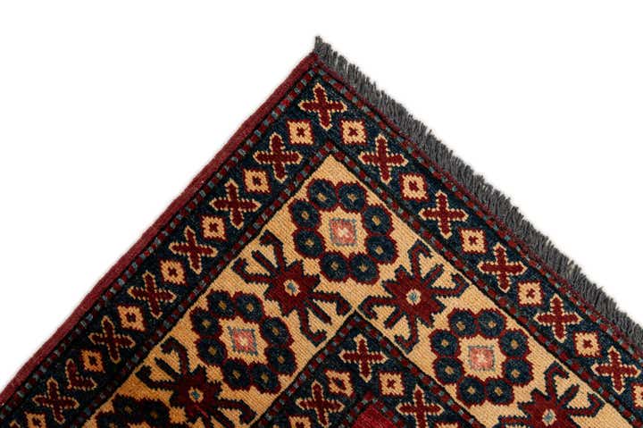 4' 3 x 5' 8 Hand Knotted Kazak Wool Rug