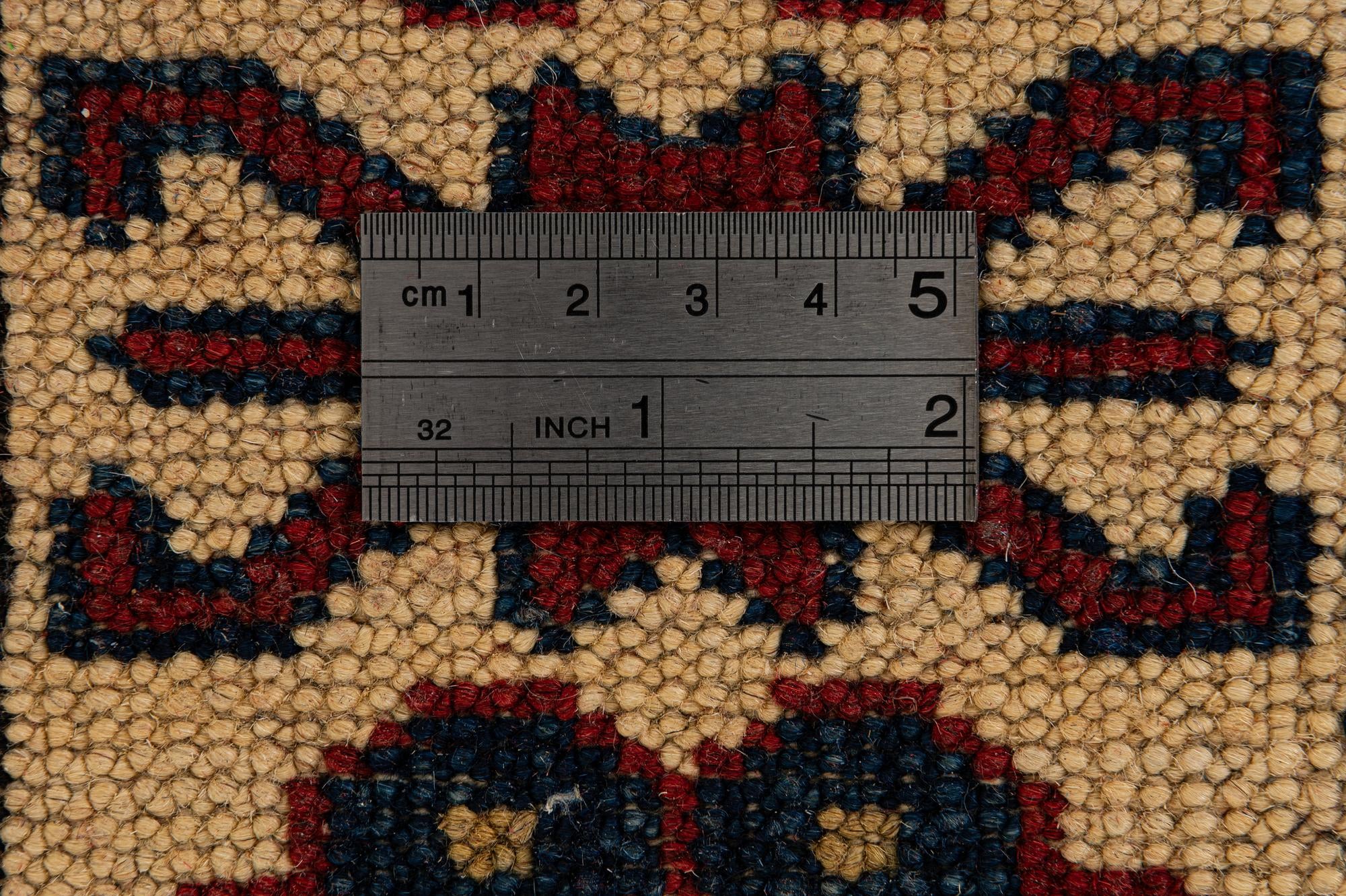 4' 3 x 5' 8 Hand Knotted Kazak Wool Rug