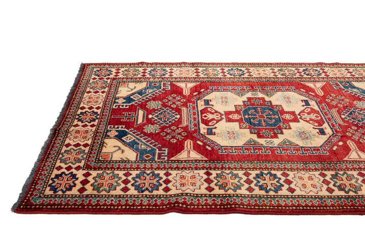4' 2 x 5' 11 Hand Knotted Kazak Wool Rug
