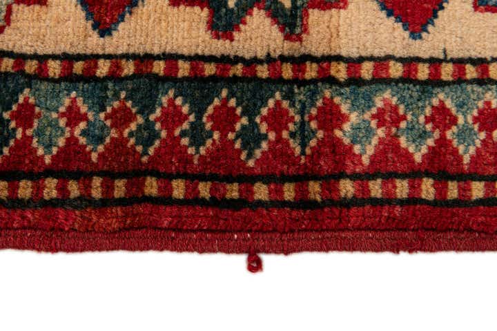 4' 2 x 5' 11 Hand Knotted Kazak Wool Rug