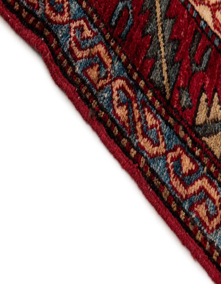 Detail image of 3' 11 x 5' 5  Hand Knotted Kazak Wool Rug