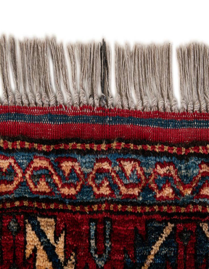 Detail image of 3' 11 x 5' 5  Hand Knotted Kazak Wool Rug