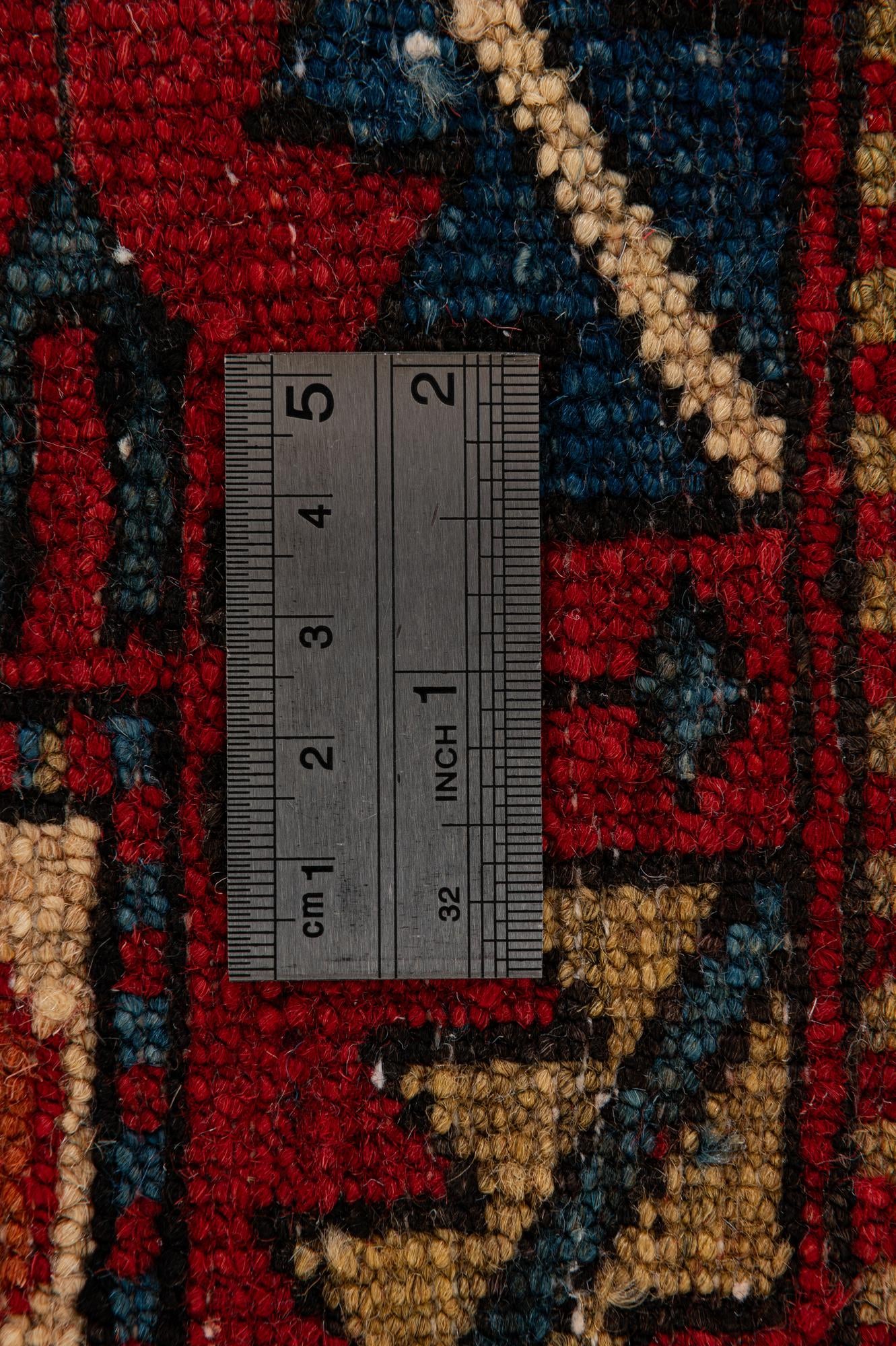 4' x 5' 2 Hand Knotted Kazak Wool Rug