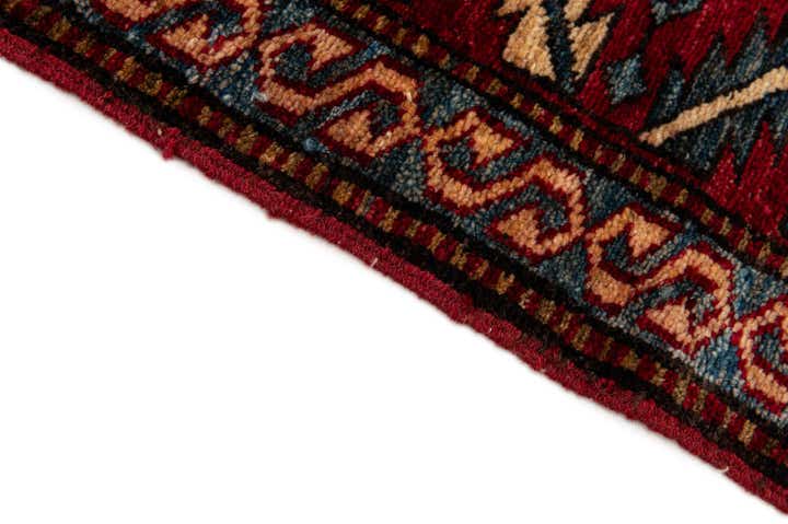 4' x 5' 2 Hand Knotted Kazak Wool Rug