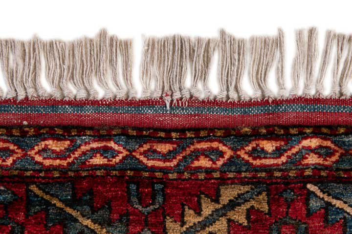 4' x 5' 2 Hand Knotted Kazak Wool Rug
