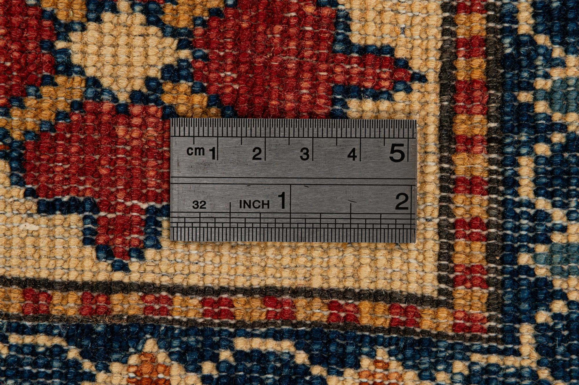 4' x 5' 9 Hand Knotted Kazak Wool Rug