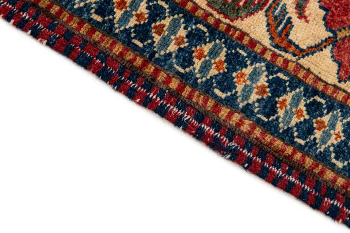4' x 5' 9 Hand Knotted Kazak Wool Rug