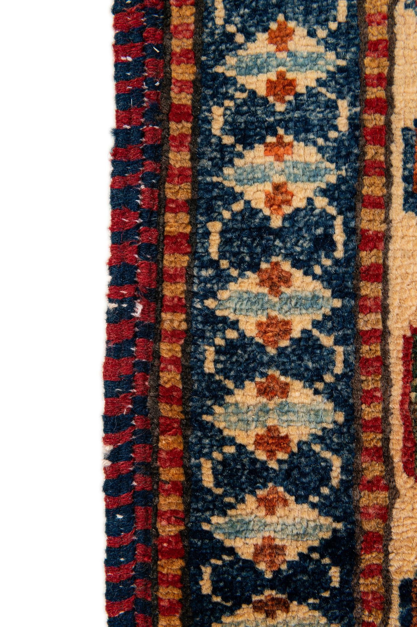 4' x 5' 9 Hand Knotted Kazak Wool Rug