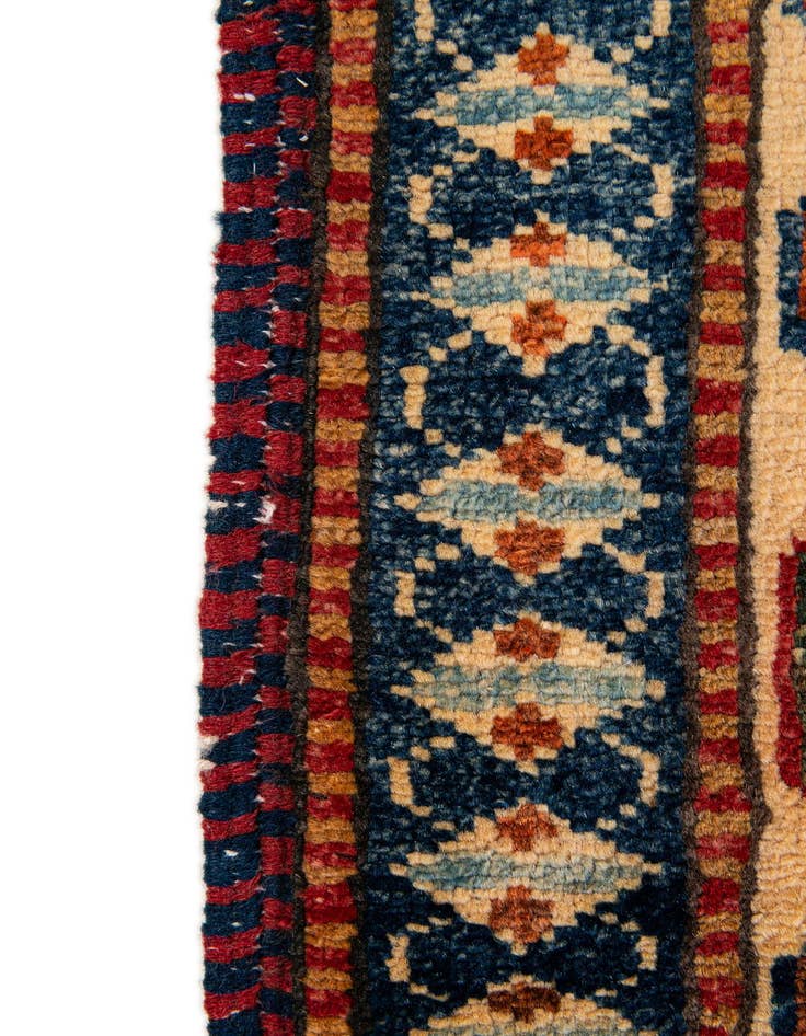 Detail image of 4' x 5' 9  Hand Knotted Kazak Wool Rug