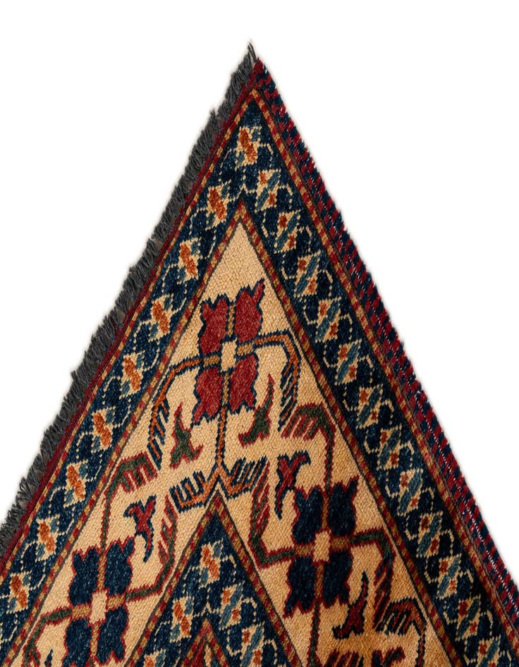 Detail image of 4' x 5' 9  Hand Knotted Kazak Wool Rug