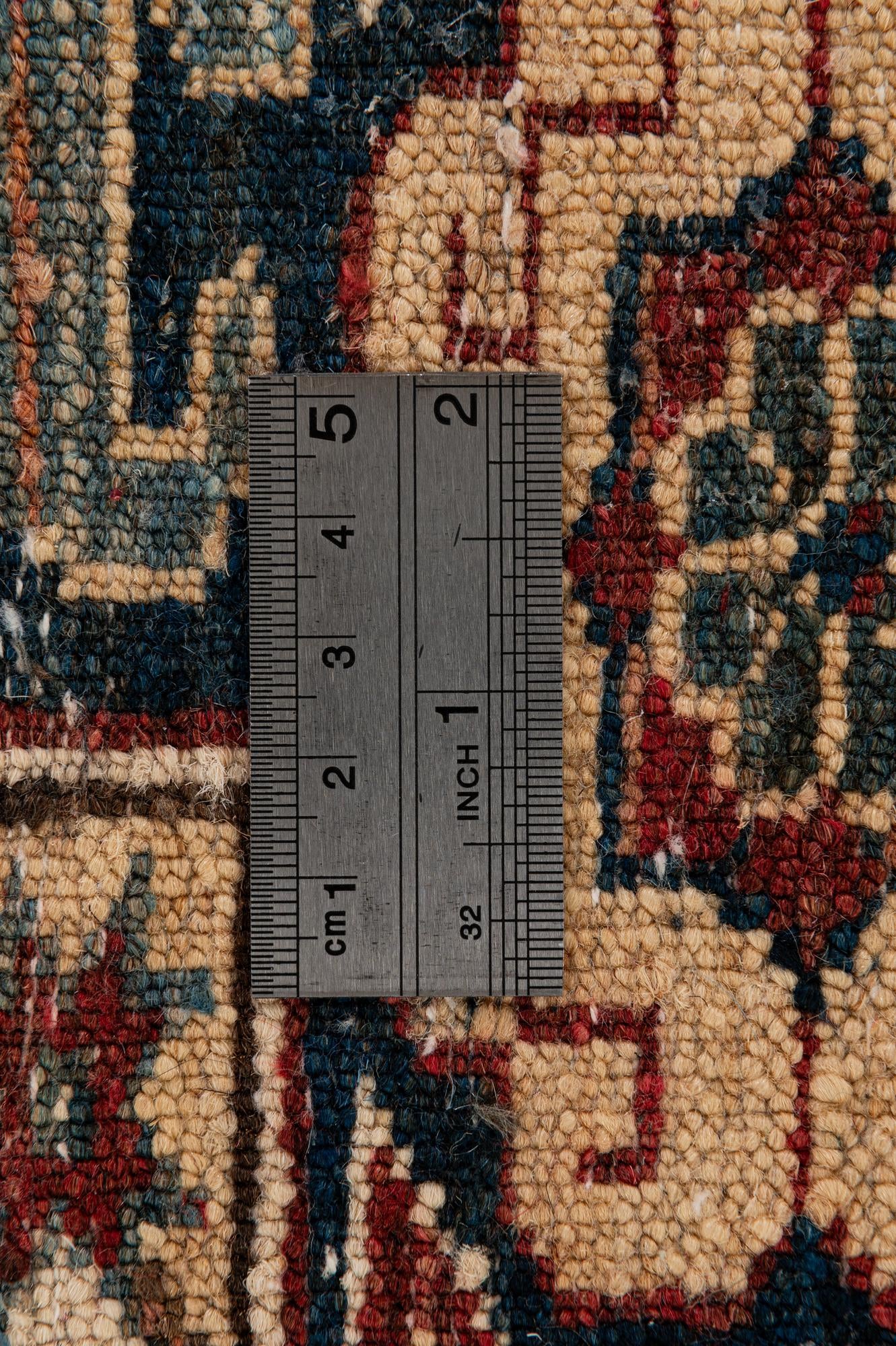 4' 1 x 6' 8 Hand Knotted Kazak Wool Rug
