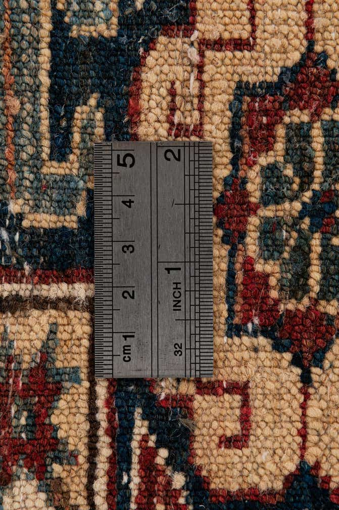 4' 1 x 6' 8 Hand Knotted Kazak Wool Rug