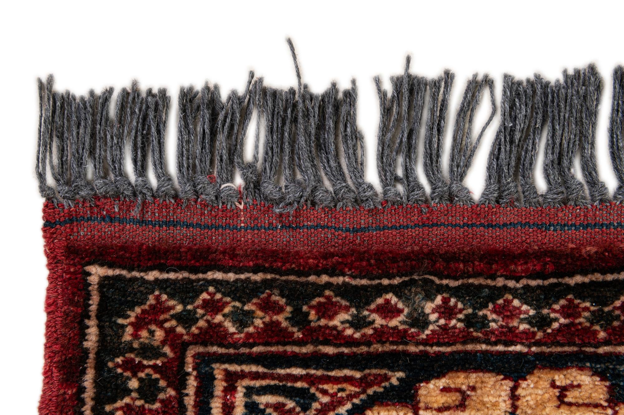 4' 1 x 6' 8 Hand Knotted Kazak Wool Rug