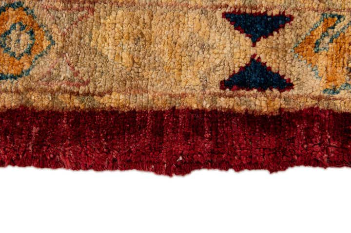 2' 7 x 4' Hand Knotted Kazak Wool Rug