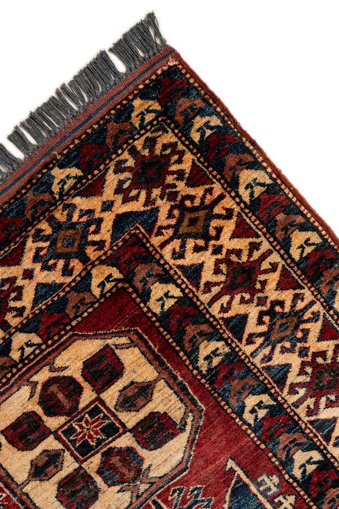 4' 10 x 6' 11 Hand Knotted Kazak Oriental Wool Rug