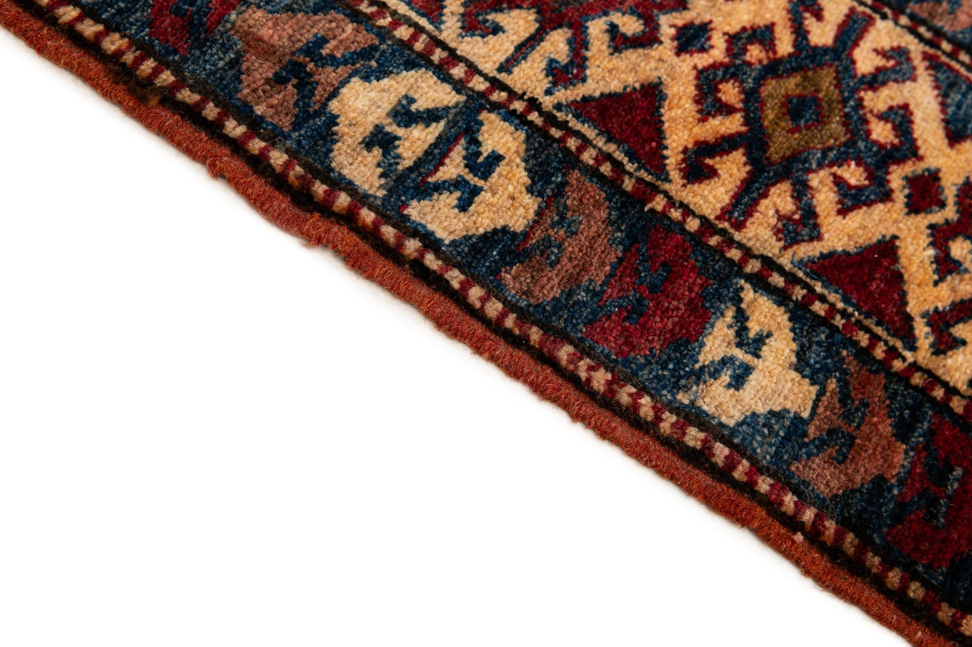 4' 10 x 6' 11 Hand Knotted Kazak Oriental Wool Rug