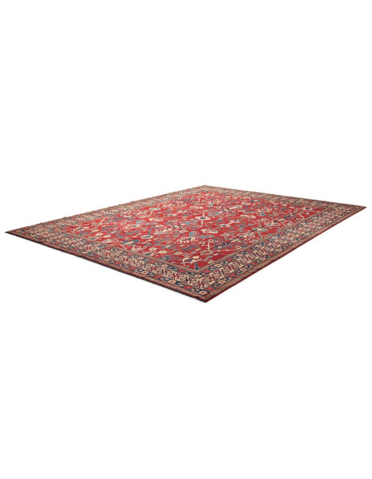 Detail image of 13' 9 x 17' 10 Hand Knotted Kazak Wool Rug