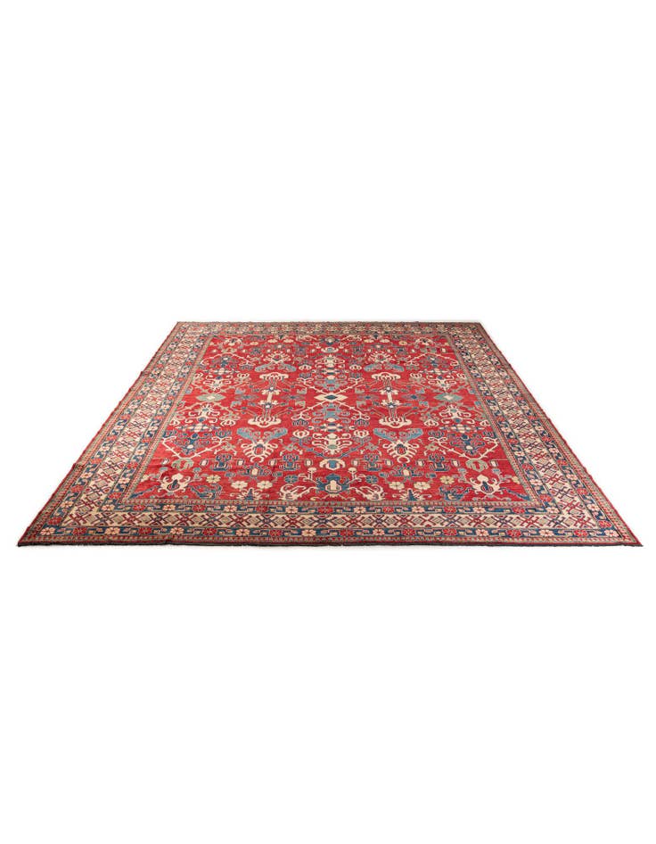 Detail image of 13' 9 x 17' 10 Hand Knotted Kazak Wool Rug