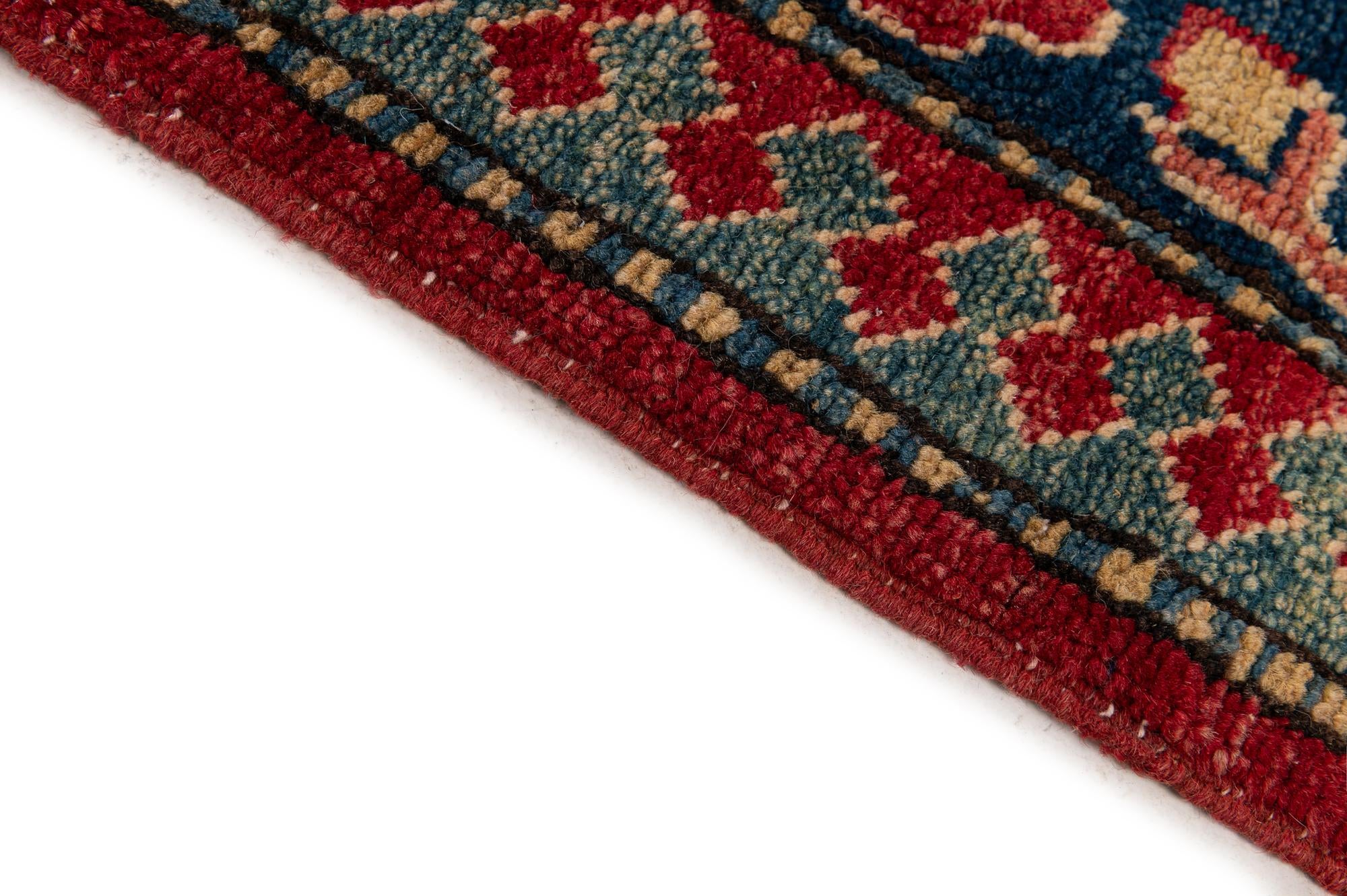 13' 9 x 17' 10 Hand Knotted Kazak Wool Rug