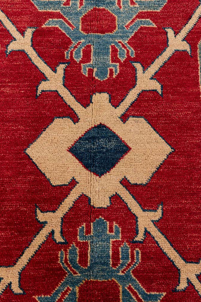 13' 9 x 17' 10 Hand Knotted Kazak Wool Rug