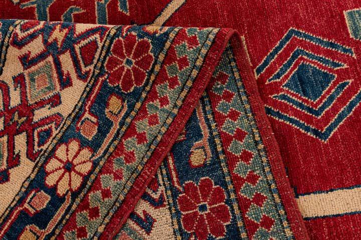 13' 9 x 17' 10 Hand Knotted Kazak Wool Rug