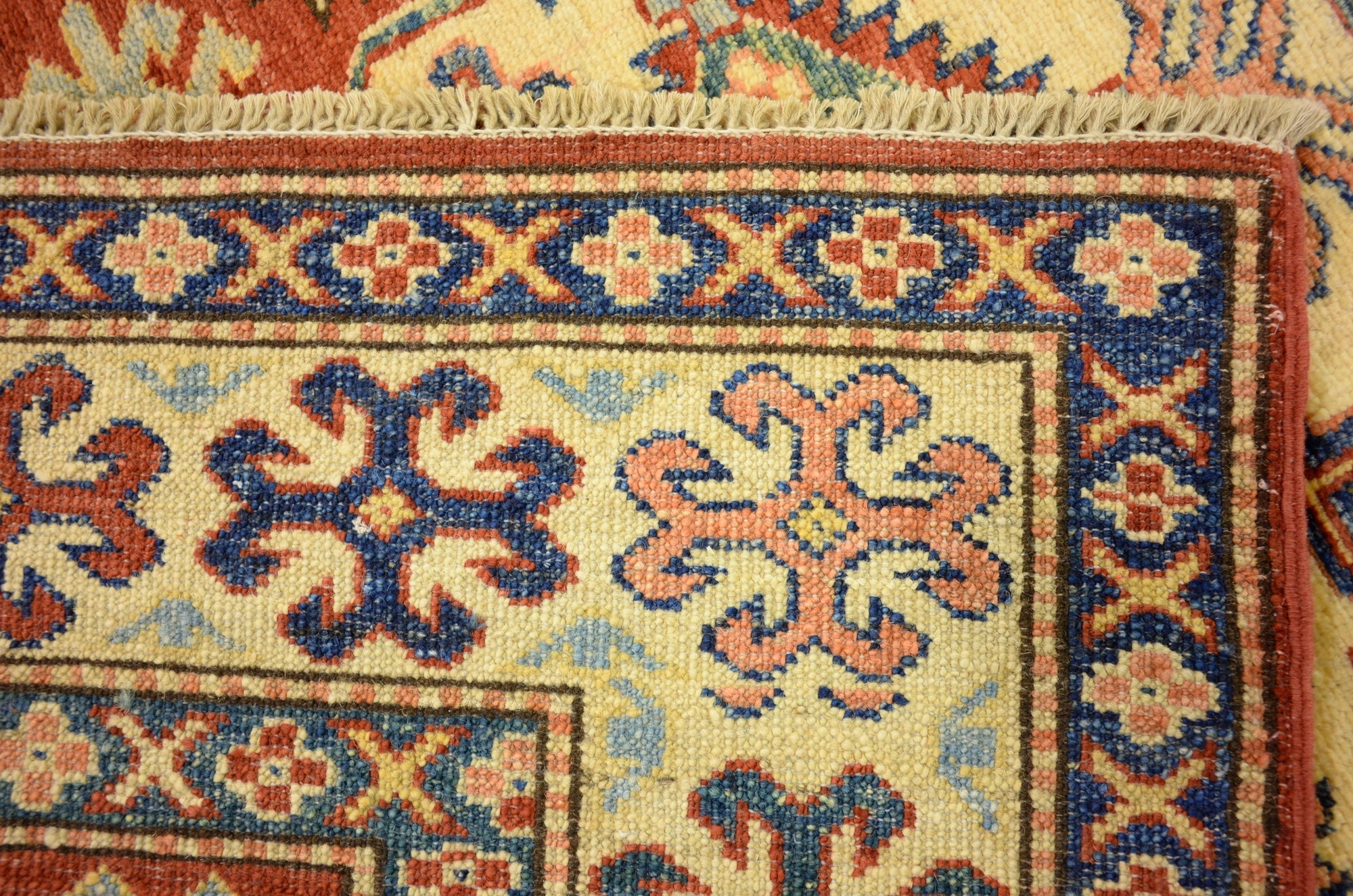 3' 5 x 4' 11 Hand Knotted Kazak Oriental Rug