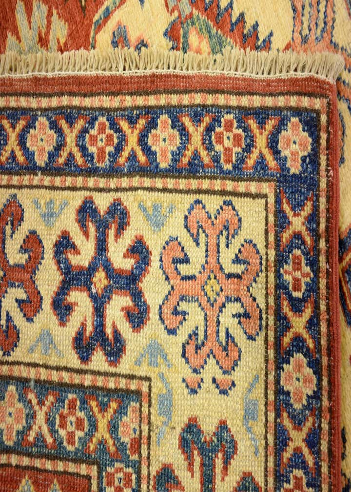 3' 5 x 4' 11 Hand Knotted Kazak Oriental Rug